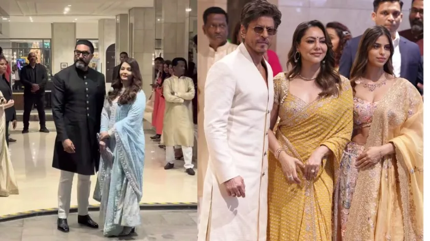 From MS Dhoni to Shah Rukh Khan, Arjun Tendulkar's wedding was attended by many prominent sportspersons, politicians and actors; see photos