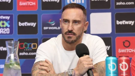 “भारत को हराने के लिए आक्रामकता जरूरी” – वेस्टइंडीज की हार के बाद फाफ डु प्लेसी ने गिनाई कमियाँ "भारत को हराने के लिए आक्रामकता जरूरी" - वेस्टइंडीज की हार के बाद फाफ डु प्लेसी ने गिनाई कमियाँ