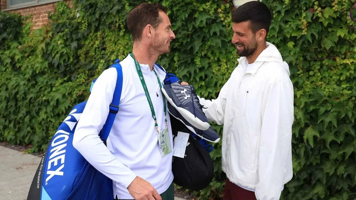 Andy Murray and Novak Djokovic