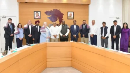 Commonwealth Games Delegation Arrives in India