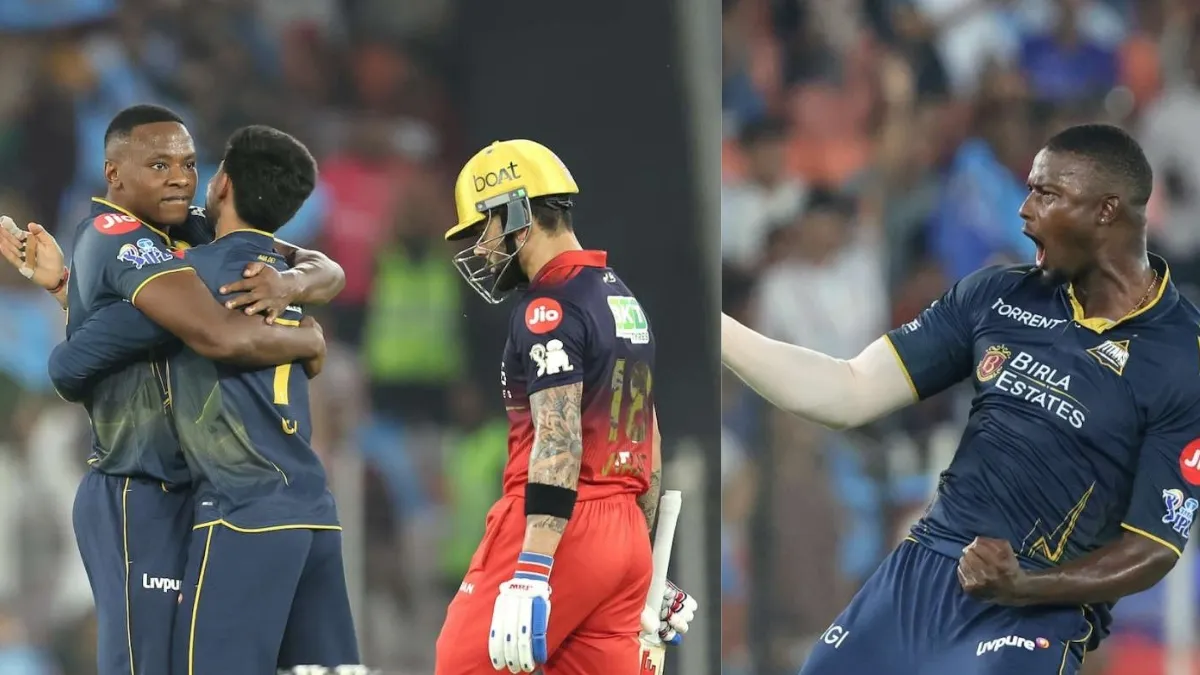 GT vs RCB: गुजरात टाइटंस के गेंदबाजों के आगे नहीं चल सकी बेंगलुरु की बल्लेबाजी, 155 रनों पर हुई ढेर GT vs RCB 1st Innings Report