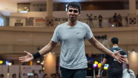 Indian Squash Player Abhay Singh