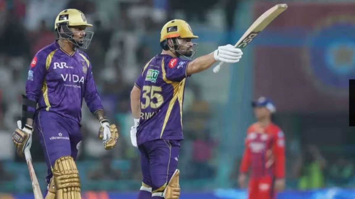 रिंकू सिंह ने बनाए 83 रन, कोलकाता ने बनाए पहली पारी में 155 रन LSG vs KKR mid inning report