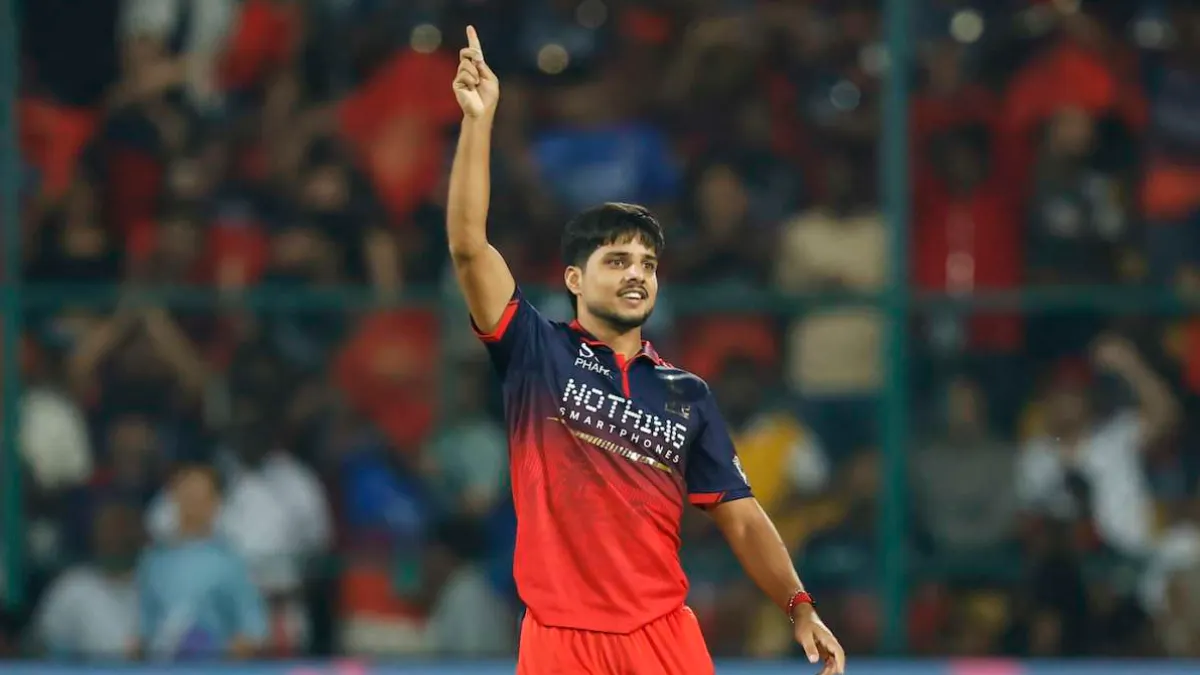 RCB vs LSG: रसिख सलाम ने फेंका करियर बेस्ट स्पेल, भुवनेश्वर ने दिया बेहतरीन साथ, मात्र 146 रनों पर सिमटी लखनऊ सुपर जायंट्स RCB vs LSG: रसिख सलाम ने फेंका करियर बेस्ट स्पेल, भुवनेश्वर ने दिया बेहतरीन साथ, मात्र 146 रनों पर सिमटी लखनऊ सुपर जायंट्स