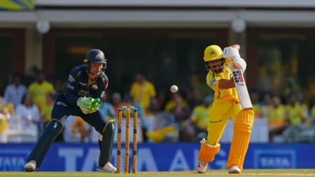 Ruturaj Gaikwad became the fourth batsman for CSK to complete 100 sixes in IPL as soon as he hit his third six against GT.
