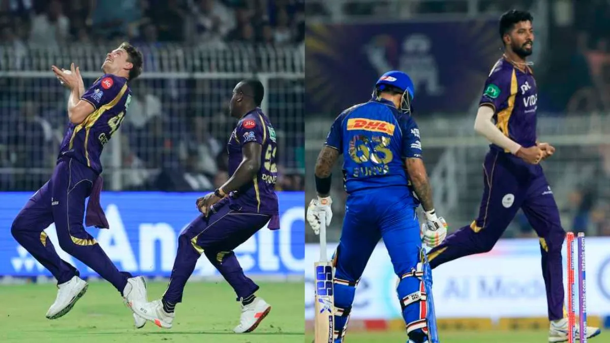 KKR vs MI: कोलकाता की धारदार गेंदबाजी के आगे मुंबई ने किया सरेंडर, नाइट राइडर्स को जीत के लिए चाहिए 148 रन KKR vs MI: कोलकाता की धारदार गेंदबाजी के आगे मुंबई ने किया सरेंडर, नाइट राइडर्स को जीत के लिए चाहिए 148 रन