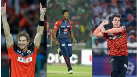 IPL Playoffs Records: आईपीएल प्लेऑफ में सबसे ज़्यादा रन लुटाने वाले टॉप 3 गेंदबाज Pat Cummins becomes the most expensive bowler in IPL playoff history, see the list of top-3
