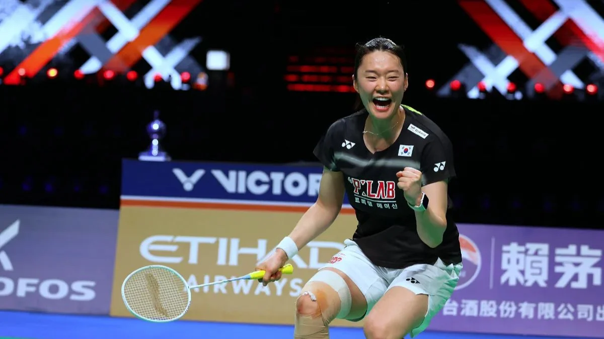 South Korean women badminton team
