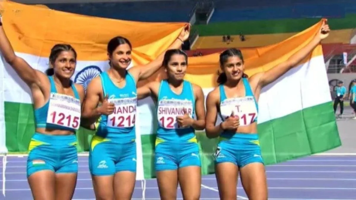 India women's 4x100m relay team