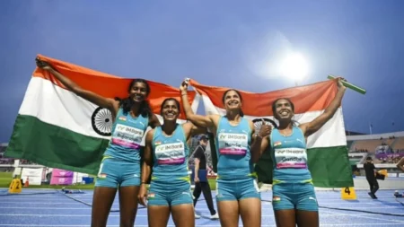 India women's 4x100m relay team