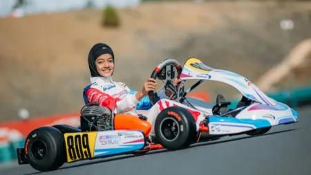 Young Indian Racer Atiqa Mir