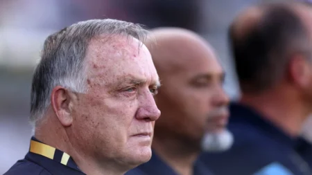 Curaçao head coach Dick Advocaat during FIFA World Cup 2026 match against Germany